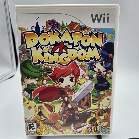 Rare‎ Htf Dokapon Kingdom (Nintendo Wii, 2008) Complete CIB Excellent