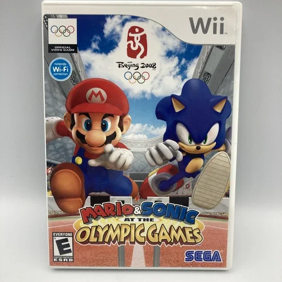 Nintendo Wii Mario & Sonic at the Olympic Games Complete with‎ Manual