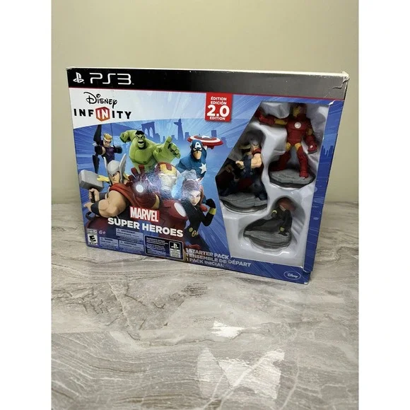 DISNEY INFINITY 2.0 MARVEL SUPER HEROES STARTER PACK SONY PS3 SONY PLAYSTATION 3
