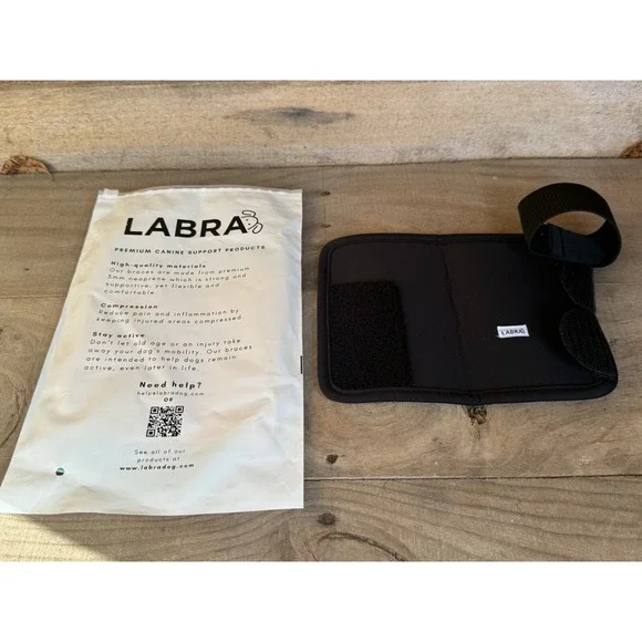 LABRA Dog Front‎ Leg Compression Brace Wrap Sleeve L/XL Canine Arthritis