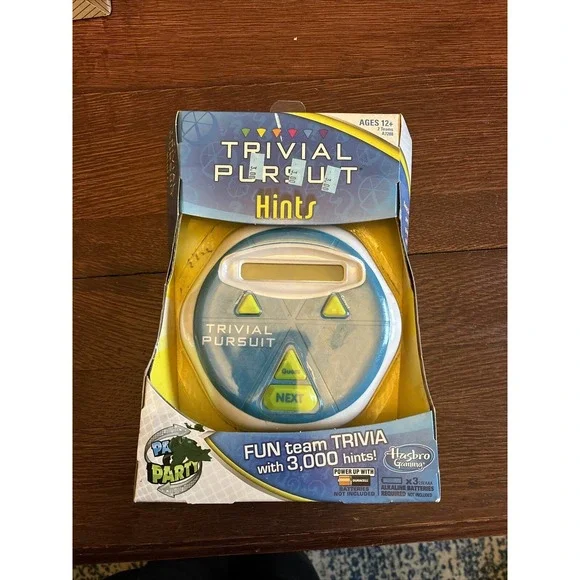 Trivial Pursuit Hints Electronic Trivia Party Game Hasbro 2013