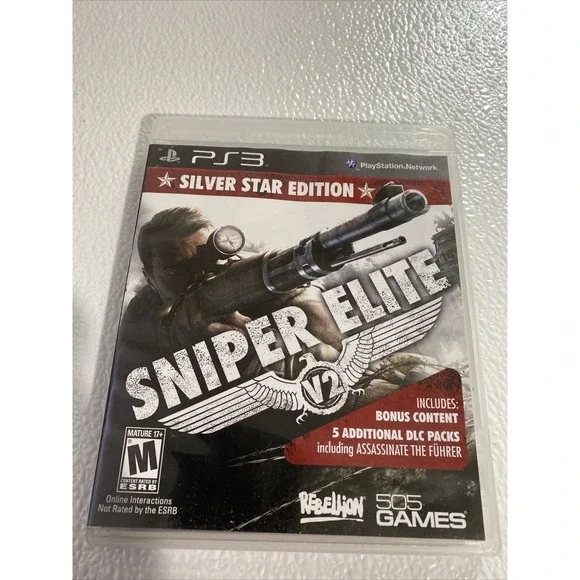 Sniper Elite V2 PlayStation 3 PS3 2012 CIB Complete Black Label
