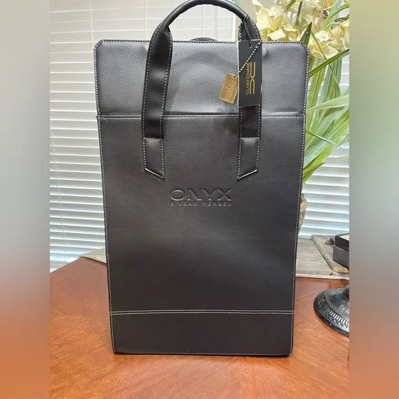 Claire Chase Leather briefcase vertical tote