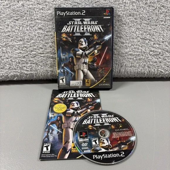 Star Wars Battlefront 2 PS2 Playstation 2 CIB RPG Role Paying Adventure