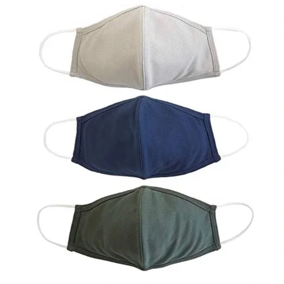 💚EnerPlex KidsFace Reusable Cloth Unisex Masks for Ages 3-9 Kids 3pcs