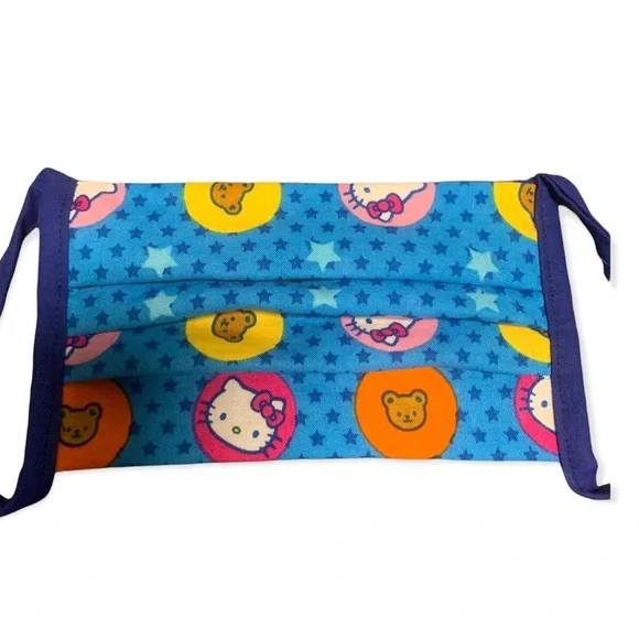 Blue Hello Kitty w/ Stars Face Mask | BN | Little Girls