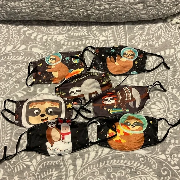 Children’s Sloth Masks