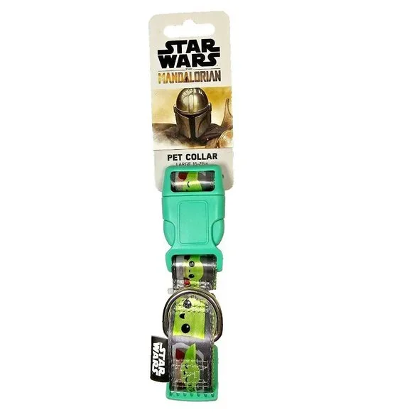 Star Wars Mandalorian Din Grogu Pet Collar Size L 16-26