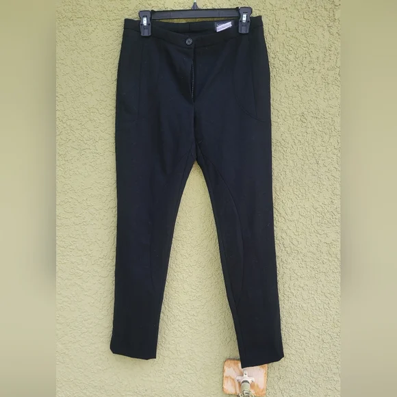 Vintage Chanel Wool Cashmere Black Pants