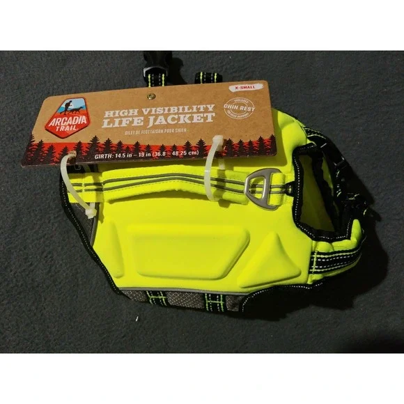 Arcadia Trail High Visibility Dog Life Jacket - sz XS (14.5-19in girth) **NEW**
