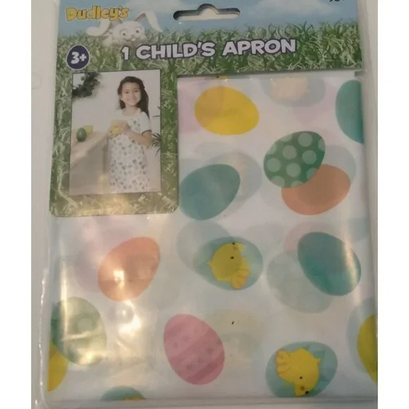 Dudleys Easter Egg Full Apron Childs Plastic