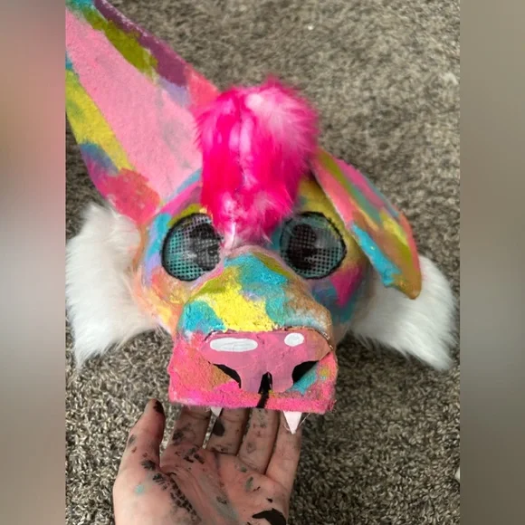 Sparkle dog mask!