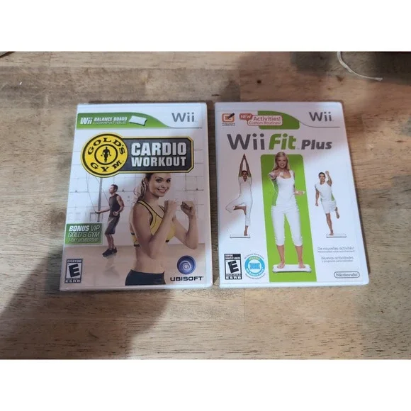 Gold's Gym Cardio Workout Nintendo Wii Brand New Factory‎ Sealed & Wii Fit