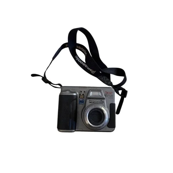 Panasonic PalmCam Compact Digital Camera‎ Silver 1.3MP 3x Zoom Vtg parts only