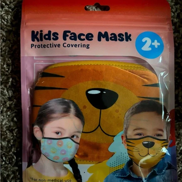 😷 Kids Tiger Face Mask