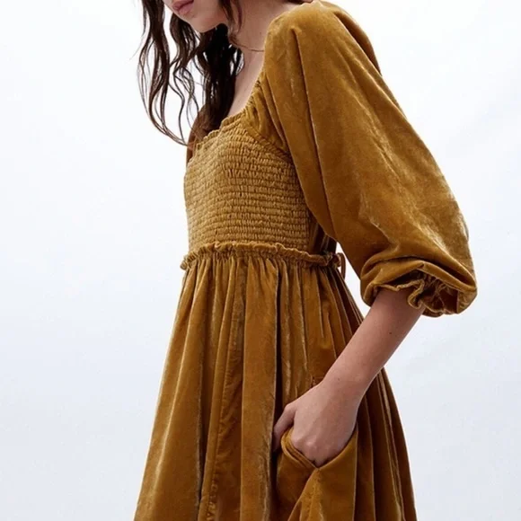 Free people velvet dress