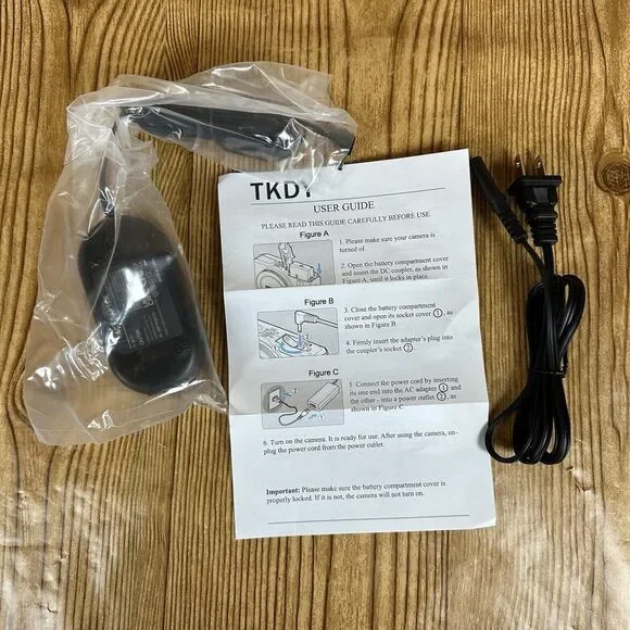 TKDY LP-E12 Dummy Battery Kit with ACK-E12 AC‎ Adapter Canon EOS M50 M50 Mark II