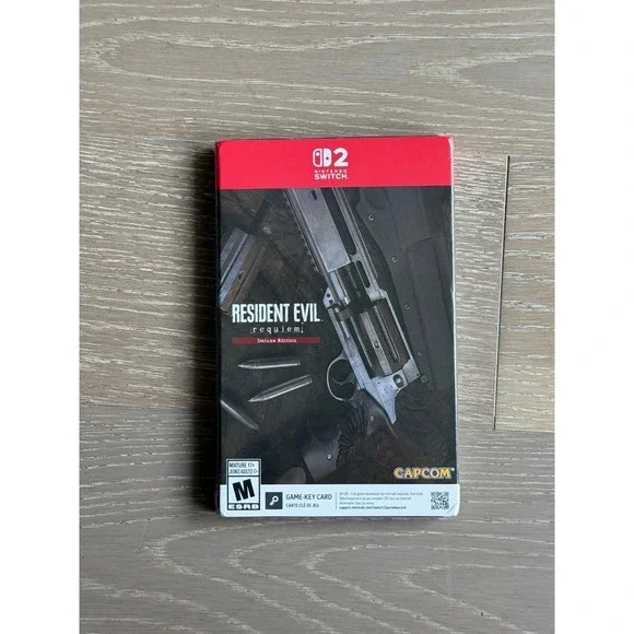 Resident Evil Requiem Deluxe Edition Steelbook Nintendo Switch 2 Game Key Card