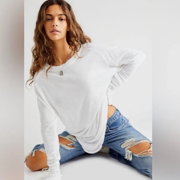Free people We The Free Arden Tee white small