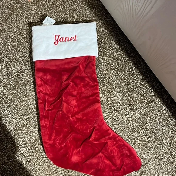 Pottery Barn Janet Stocking