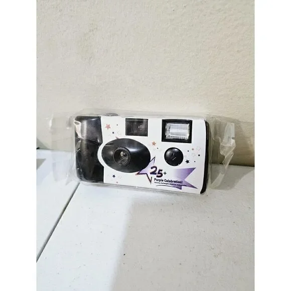 Single Use Custom Camera Collection Purple Celebration