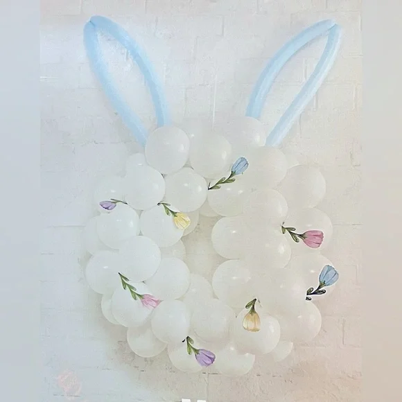 Easter Bunny Balloon Decoration- Perfect for Baby Shower or Birthday Party Decor