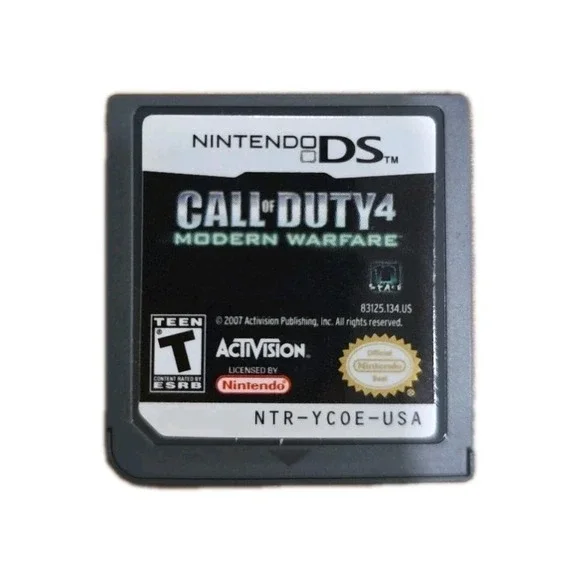 Call Of Duty 4 Modern Warfare Nintendo DS Tested & Working‎