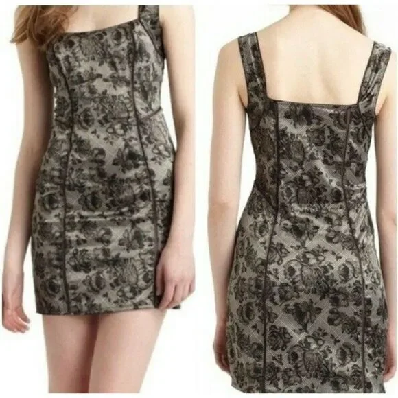 Free People Intimately Free People Satin Slip Mini Dress sz XS