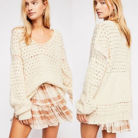 Free People Crashing Waves Pullover