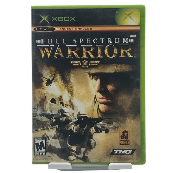 Full Spectrum Warrior‎ Microsoft Xbox Video Game Complete CIB Live THQ Pandemic