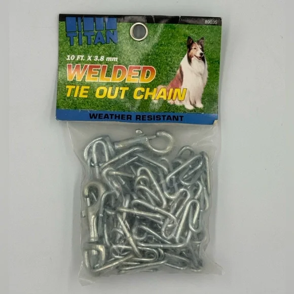 Titan Welded 10ft Tie Out Chain for Dogs