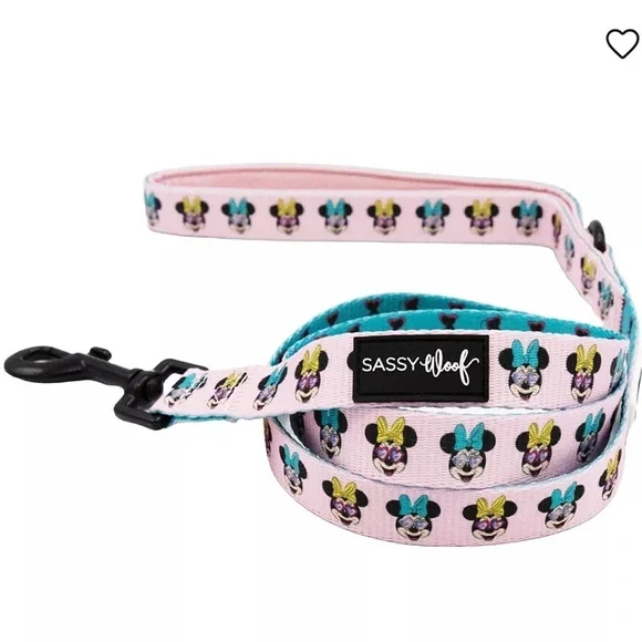Disney Minnie Mouse Dog Leash by Sassy Woof