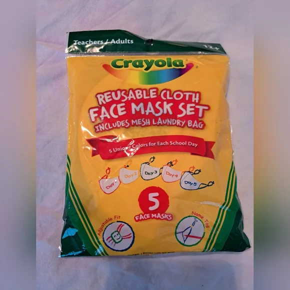 Crayola Reusable Face Masks (NEW!)