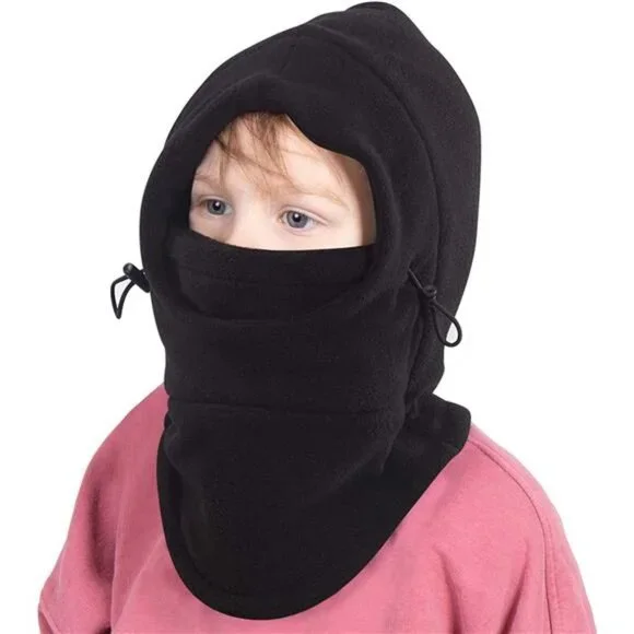 Cold Weather Snow Hat & Neck Warmer for Toddlers Boys & Girls