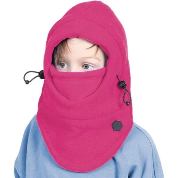 Cold Weather Snow Hat & Neck Warmer for Toddlers Boys & Girls