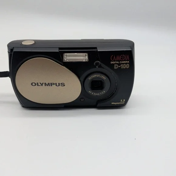 Olympus Camedia D-100 1.3MP 3x Zoom AA Battery CCD Camera Not Working