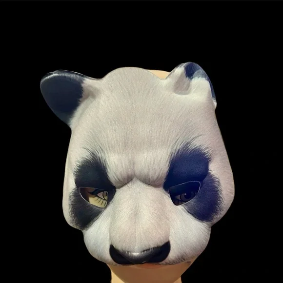 PANDA HALLOWEEN HALF MASK UNISEX KIDS