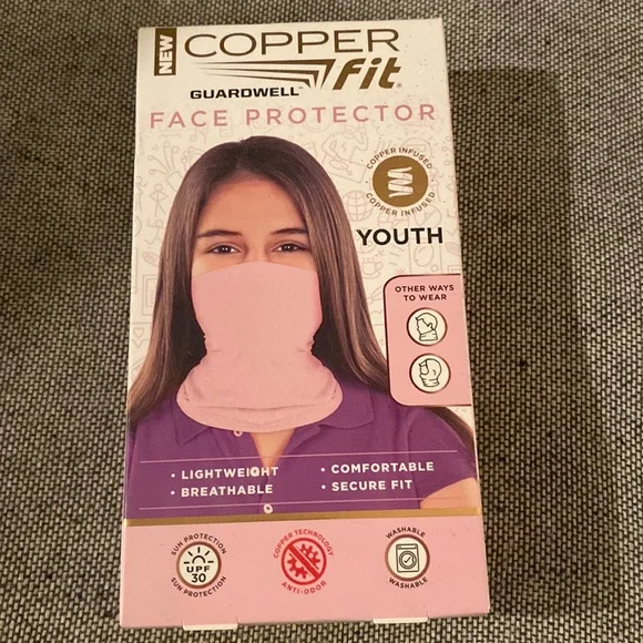 New Copper Fit Guardwell Face Protector For Youth age 8+