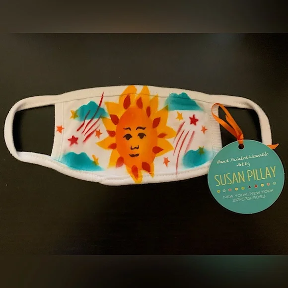 Susan Pillay Hand Painted Mask