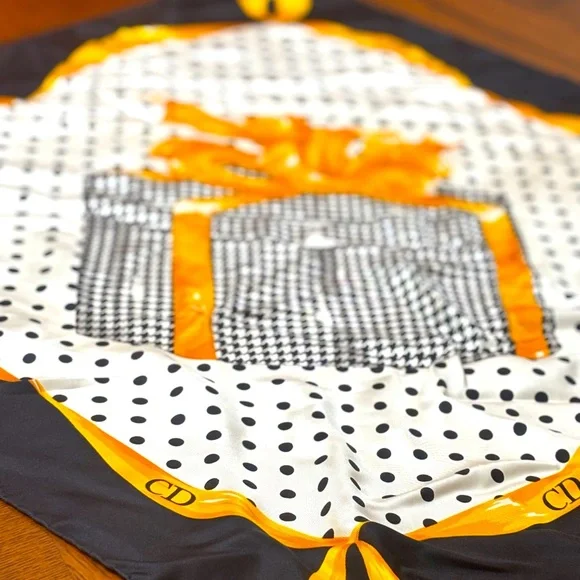 Vintage Dior Silk gift package Scarf