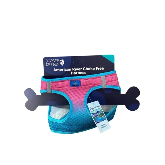 Doggie Design | American River Choke Free Dog Harness‎ | Ombre - Sugar Plum | XL