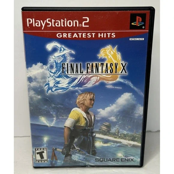 Final Fantasy X‎ PlayStation 2 2001 Complete With Manual CIB 2001 Greatest Hits