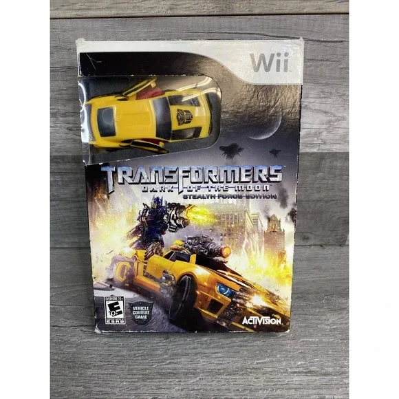 Transformers Dark of the Moon Stealth Force Edition w/ Car Nintendo Wii