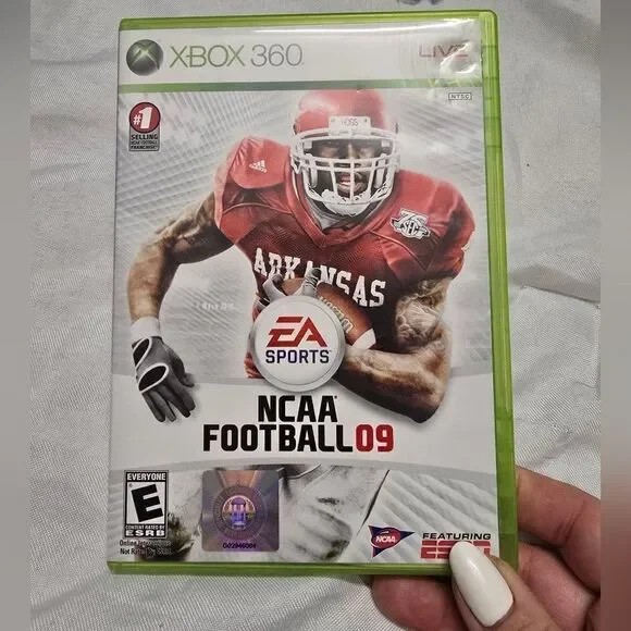 NCAA FOOTBALL 09 (Microsoft Xbox 360, 2008) COMPLETE