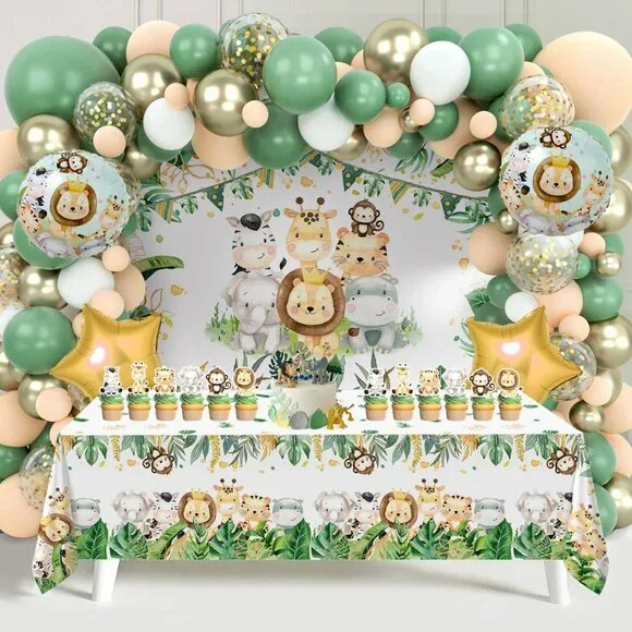 Baby Shower/Birthday Decoration Set for Boys or Girls - Neutral - Sage Green