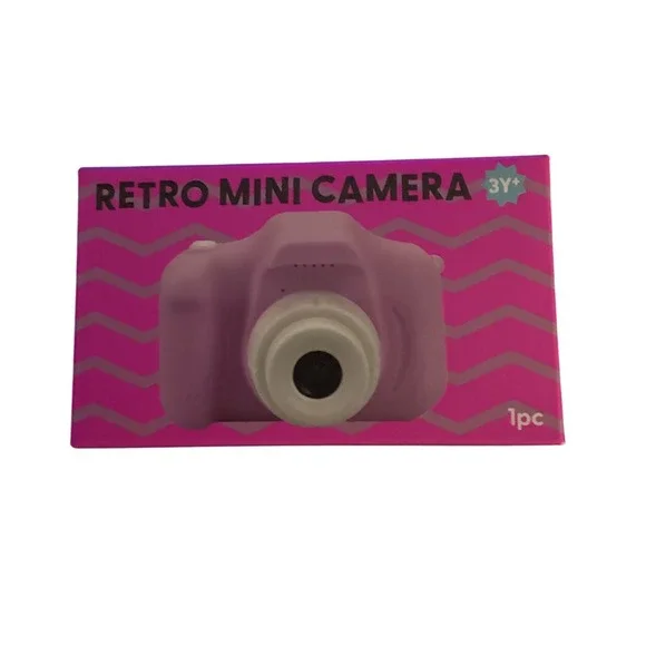 Retro Mini Camera Kids Digital 3Y Plus Purple‎ Collectible Toy 1pc