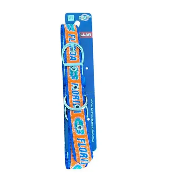 Florida Gators Licensed Collegiate Reversible Dog Collar Size Medium