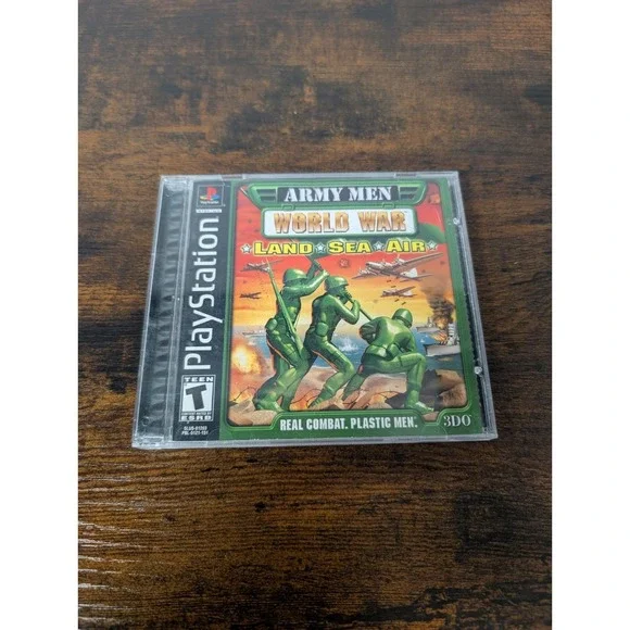Army Men: World War -- Land, Sea, Air (Sony PlayStation 1, 2000) Tested CIB
