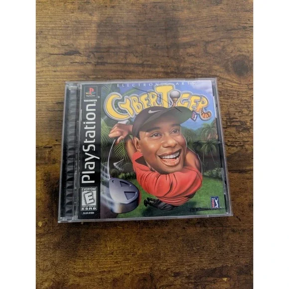 CyberTiger (Sony PlayStation 1, 1999) PS1 Complete CIB W/ Reg Card‎