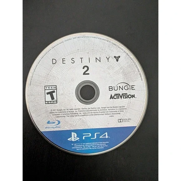 Destiny 2 - Standard Edition (Sony PlayStation 4,‎ 2017) No Case - Disc Only